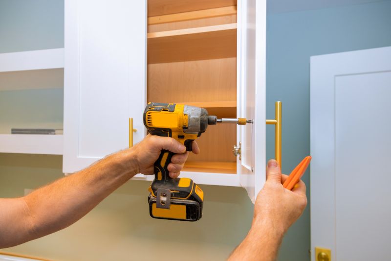 Cabinet Handle Installation