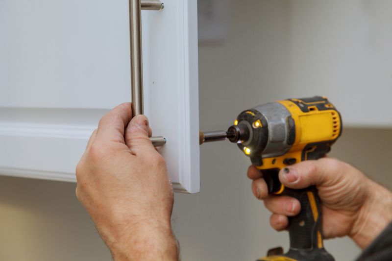 Cabinet Handle Installation