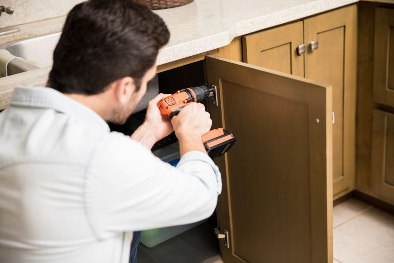 Cabinet Handle Installation