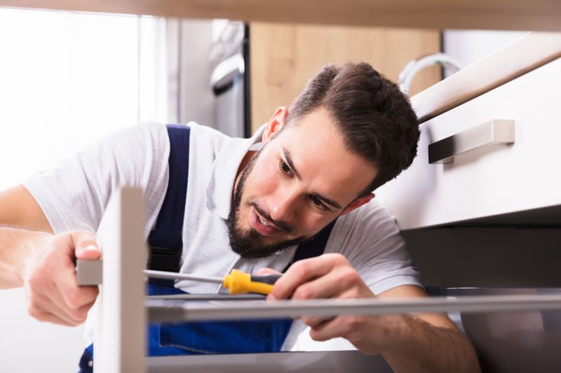 Cabinet Handle Installation