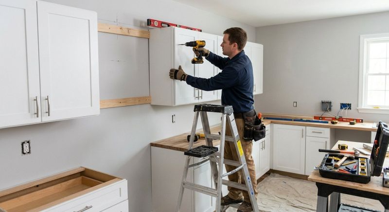 Glazed Cabinets Installation in Terre Haute, IN