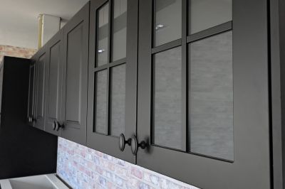 Knob Cabinet Handles Installed